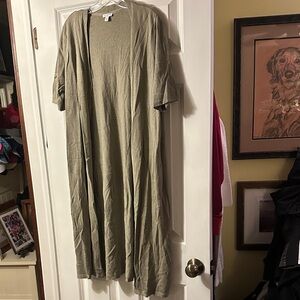 J. Jill Olive Knit Cardigan